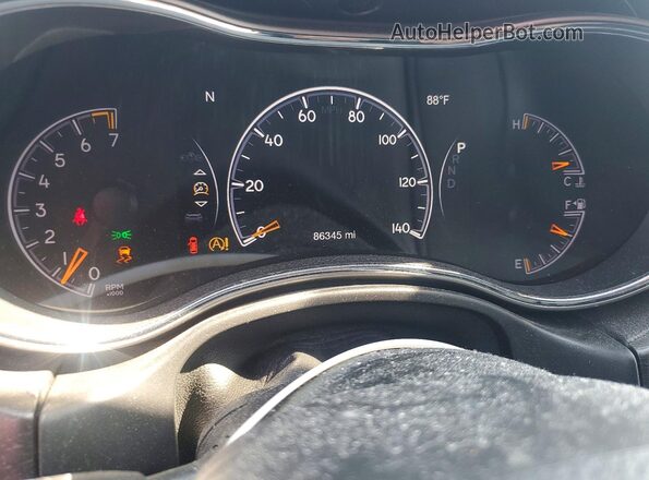 1C4RJFBG8JC453896 2018 JEEP GRAND Gray Instrument cluster view