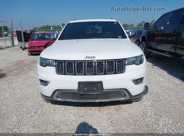 1C4RJFBG8LC115367 2020 JEEP GRAND CHEROKEE White ხელსაწყოთა პანელის ხედი
