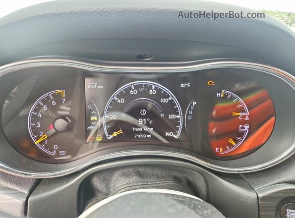 1C4RJFBG8LC255662 2020 JEEP GRAND Серебряный Вид щитка приборов