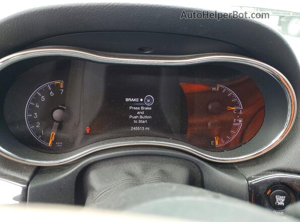 1C4RJFBG9GC365495 2016 JEEP GRAND Gray Widok zestawu wskaźników