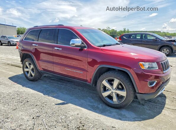 1C4RJFBG9GC461840 2016 JEEP GRAND Бордовый Передняя правая четверть
