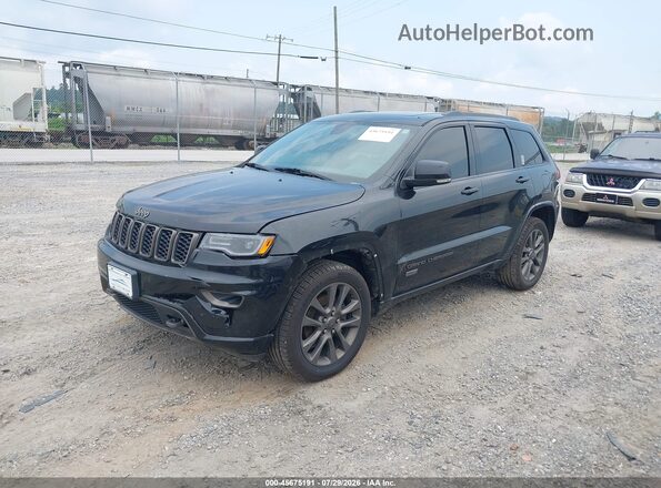 1C4RJFBG9GC496085 2016 JEEP GRAND CHEROKEE Black წინა მარცხენა ხედი სამი მეოთხედიდან