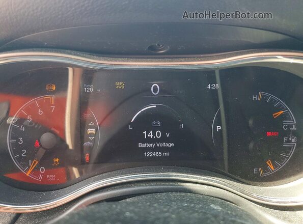 1C4RJFBG9HC687233 2017 JEEP GRAND White ხელსაწყოთა პანელის ხედი