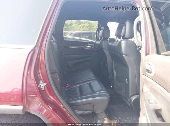 1C4RJFBG9HC853492 2017 JEEP GRAND CHEROKEE Maroon Widok naklejki z numerem VIN