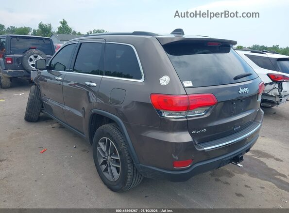 1C4RJFBG9HC911293 2017 JEEP GRAND CHEROKEE Brown Trasero izquierdo