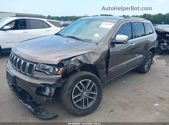 1C4RJFBG9HC911293 2017 JEEP GRAND CHEROKEE Brown Vista tres cuartos delantera izquierda