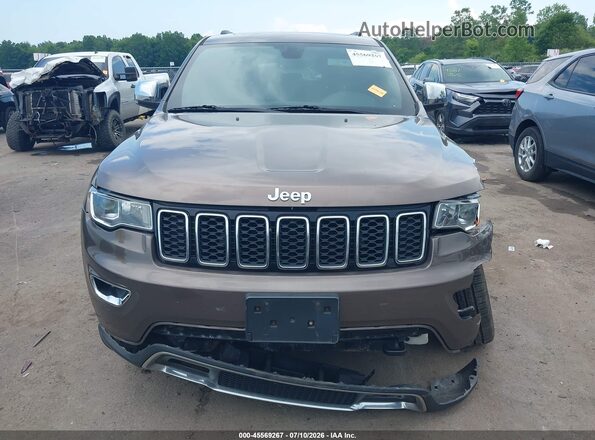 1C4RJFBG9HC911293 2017 JEEP GRAND CHEROKEE Brown Vista del cuadro de instrumentos