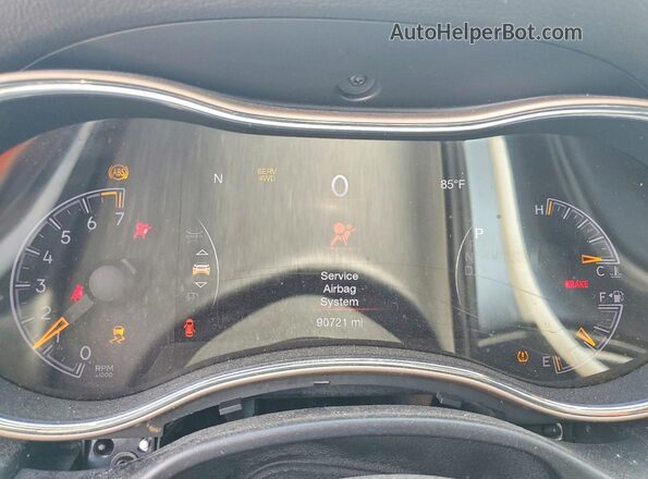 1C4RJFBG9HC913626 2017 JEEP GRAND Black Սարքավորումների վահանակի տեսք