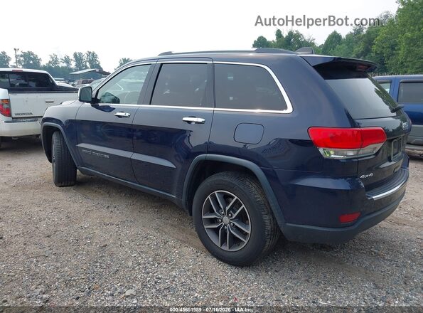 1C4RJFBG9JC260303 2018 JEEP GRAND CHEROKEE Dark Blue Trasero izquierdo