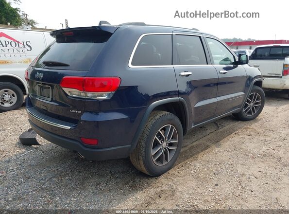 1C4RJFBG9JC260303 2018 JEEP GRAND CHEROKEE Dark Blue Trasero derecho