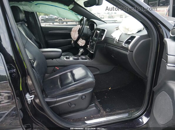 1C4RJFBG9JC387987 2018 JEEP GRAND CHEROKEE Черный Вид салона спереди