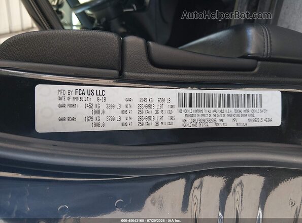 1C4RJFBG9KC532785 2019 JEEP GRAND CHEROKEE Black Вид підкапотного простору