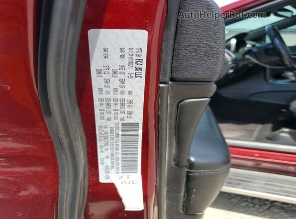 1C4RJFBG9KC772483 2019 JEEP GRAND Red Widok naklejki z numerem VIN