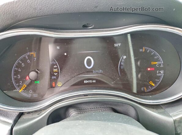 1C4RJFBG9LC178087 2020 JEEP GRAND Gray Instrument cluster view