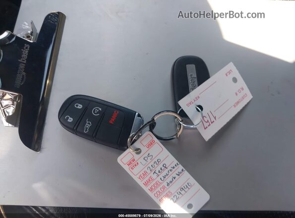 1C4RJFBG9LC224940 2020 JEEP GRAND CHEROKEE Blue Առջևի վահանակի տեսք