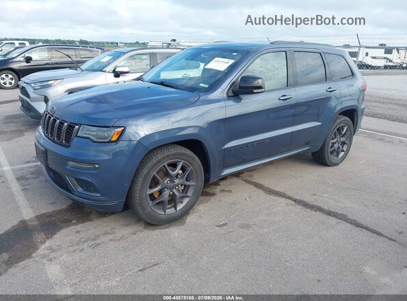 1C4RJFBG9LC372991 2020 JEEP GRAND CHEROKEE Синий Передняя левая четверть