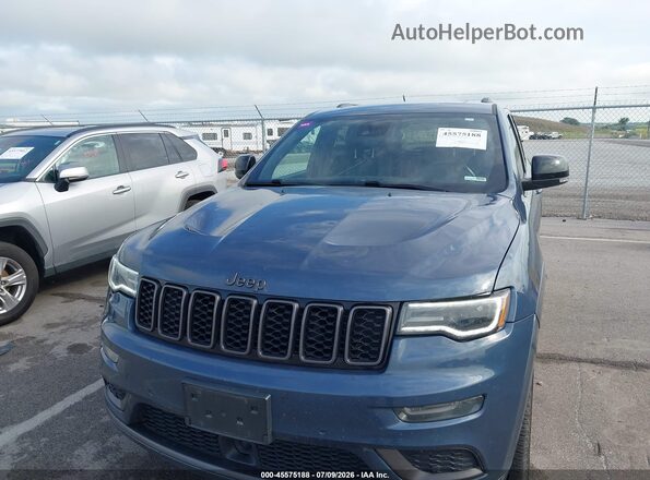 1C4RJFBG9LC372991 2020 JEEP GRAND CHEROKEE Синий Вид спереди