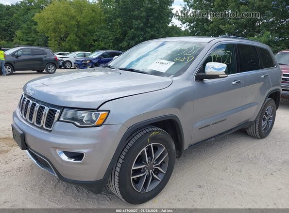 1C4RJFBG9MC505329 2021 JEEP GRAND CHEROKEE Silver წინა მარცხენა ხედი სამი მეოთხედიდან