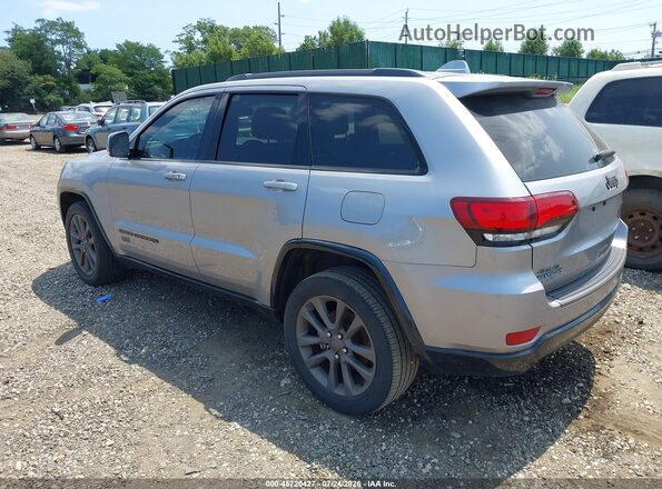 1C4RJFBGXGC405910 2016 JEEP GRAND CHEROKEE Серебряный Задняя левая четверть
