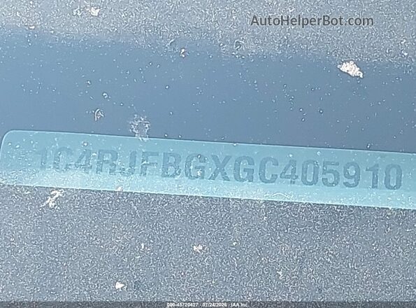 1C4RJFBGXGC405910 2016 JEEP GRAND CHEROKEE Серебряный 