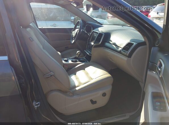 1C4RJFBGXHC751554 2017 JEEP GRAND CHEROKEE Gray Widok wnętrza z przodu