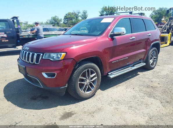 1C4RJFBGXHC863304 2017 JEEP GRAND CHEROKEE Maroon Przód lewy