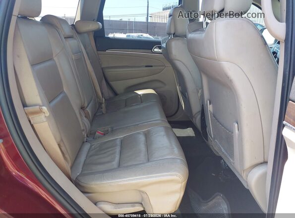 1C4RJFBGXHC863304 2017 JEEP GRAND CHEROKEE Maroon Widok naklejki z numerem VIN