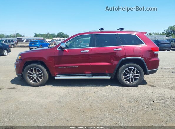 1C4RJFBGXHC863304 2017 JEEP GRAND CHEROKEE Maroon Widok wnętrza 360 stopni