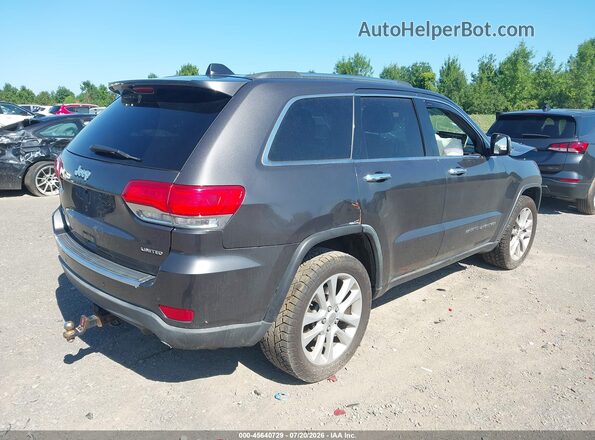 1C4RJFBGXHC919838 2017 JEEP GRAND CHEROKEE Серый Задняя правая четверть