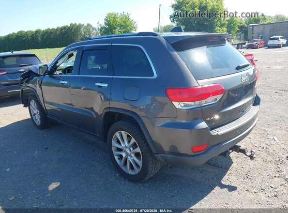 1C4RJFBGXHC919838 2017 JEEP GRAND CHEROKEE Серый Задняя левая четверть