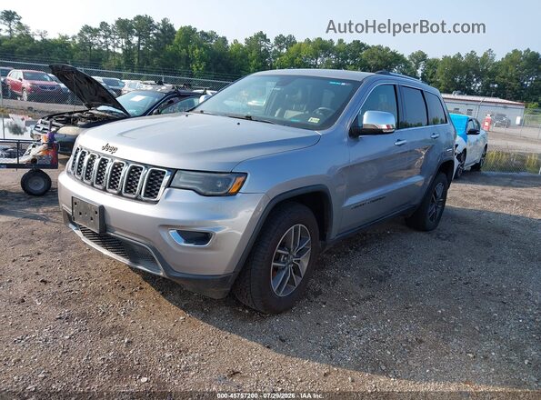 1C4RJFBGXHC921945 2017 JEEP GRAND CHEROKEE Silver Առջևի ձախ երեք քառորդ տեսարան