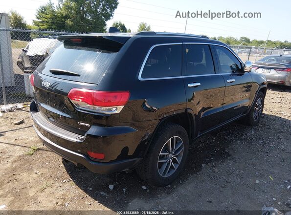 1C4RJFBGXJC425257 2018 JEEP GRAND CHEROKEE Black Trasero derecho