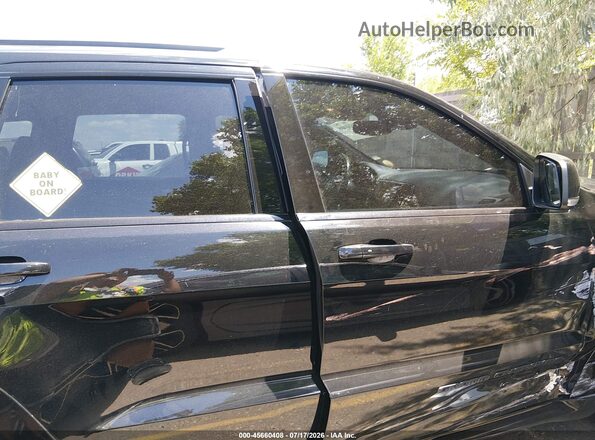 1C4RJFBGXKC728945 2019 JEEP GRAND CHEROKEE Black Rear interior view