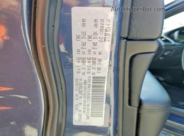 1C4RJFBGXLC256277 2020 JEEP GRAND Blue VIN კოდის სტიკერის ხედი