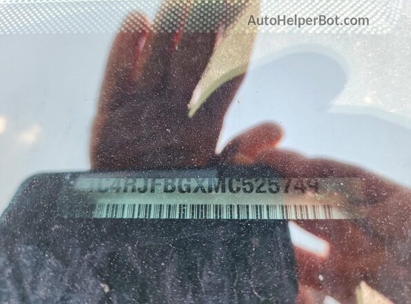 1C4RJFBGXMC525749 2021 JEEP GRAND Black Widok naklejki z numerem VIN