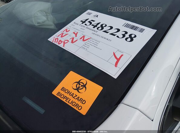 1C4RJFBM4GC313357 2016 JEEP GRAND CHEROKEE White Widok tylnych siedzeń