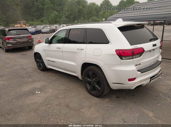 1C4RJFCG0GC348941 2016 JEEP GRAND CHEROKEE Белый Задняя левая четверть