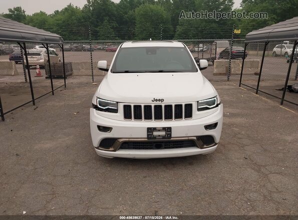 1C4RJFCG0GC348941 2016 JEEP GRAND CHEROKEE Белый Вид щитка приборов
