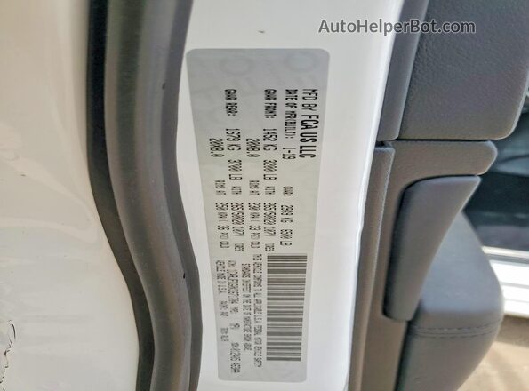 1C4RJFCG0KC671704 2019 JEEP GRAND White VIN sticker view