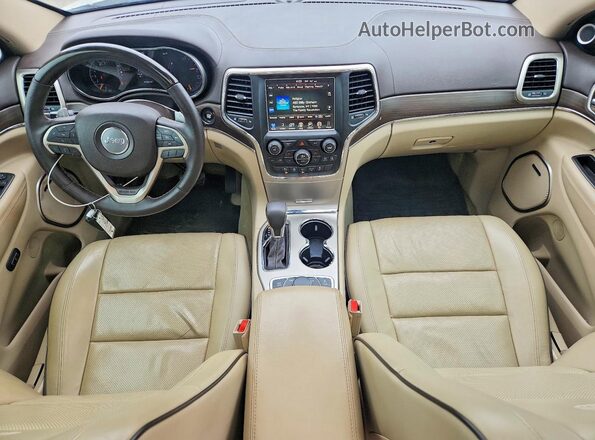 1C4RJFCG1HC655522 2017 JEEP GRAND Белый Вид панели приборов