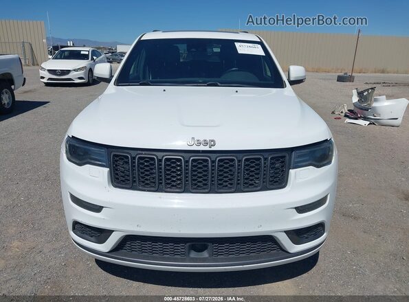 1C4RJFCG1JC477701 2018 JEEP GRAND CHEROKEE White Вид задньої частини салону