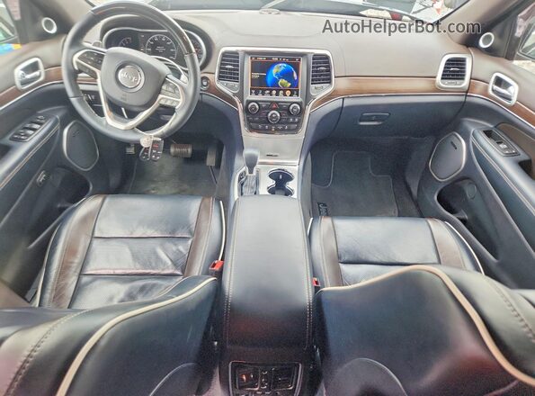 1C4RJFCG2GC465291 2016 JEEP GRAND Charcoal Dashboard view