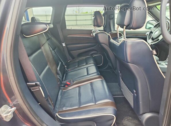 1C4RJFCG2GC465291 2016 JEEP GRAND Charcoal Rear interior view