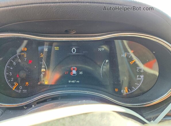 1C4RJFCG2JC230557 2018 JEEP GRAND White Instrument cluster view