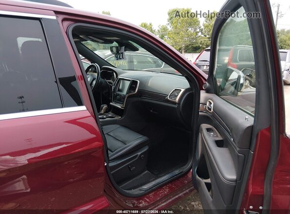 1C4RJFCG3HC644991 2017 JEEP GRAND CHEROKEE Burgundy Widok wnętrza z przodu