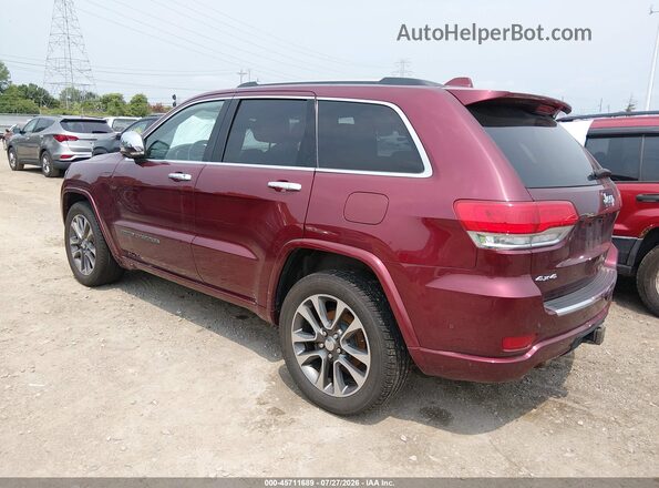 1C4RJFCG3HC644991 2017 JEEP GRAND CHEROKEE Burgundy Tył lewy