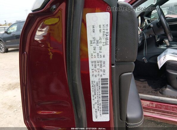 1C4RJFCG3HC644991 2017 JEEP GRAND CHEROKEE Burgundy Widok komory silnika