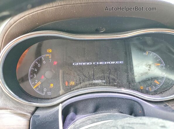 1C4RJFCG4HC716118 2017 JEEP GRAND Черный Вид щитка приборов