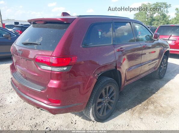 1C4RJFCG5JC179846 2018 JEEP GRAND CHEROKEE Темно-бордовый Задняя правая четверть