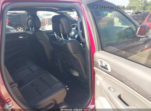 1C4RJFCG5JC179846 2018 JEEP GRAND CHEROKEE Темно-бордовый Вид наклейки с VIN-кодом